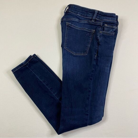 DL1961 Margaux Jeans Women's 25 Instasculpt Ankle Skinny Mid Rise Dark Denim - Picture 1 of 11